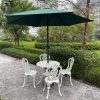 Ô dù hòa phát chính tâm sắt 3m màu xanh