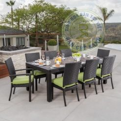Bộ bàn Ghế Ăn Mây Nhựa Ngoài Trời TL6A23