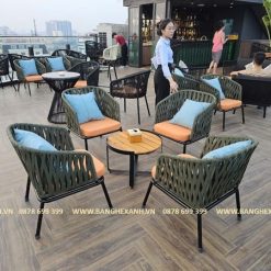 Bàn Ghế Dây Dù Ngoài Trời TL255
