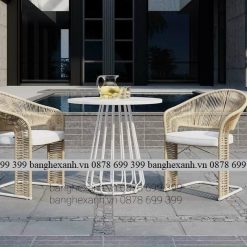 Bàn Ghế Mây Nhựa Cao Cấp TL1A39