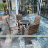 Bàn Ghế Mây Nhựa Ngoài Trời TL536