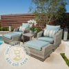 Bàn Ghế Sofa Mây Nhựa 3A88