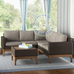 Bàn Ghế Sofa Mây Nhựa TL119