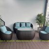 Bàn Ghế Sofa Mây Nhựa TL517