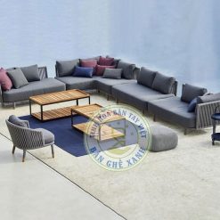 Bộ Sofa Cao Cấp Ngoài Trời Đan Dây Rope TL179