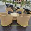 Bộ Bàn Ghế Mây Nhựa Ngoài Trời TL683