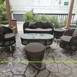 Bộ Sofa Cafe Mây Nhựa TL128