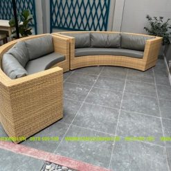Ghế Sofa Mây Nhựa Ngoài Trời TL150