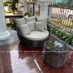 Ghế Bể Bơi Mây Nhựa TL06