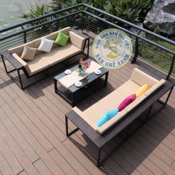 Sofa Mây Nhựa Ngoài Trời TL1A45