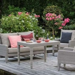 Bộ Sofa Mây Nhựa Ngoài Trời TL199